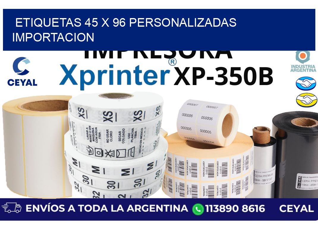 etiquetas 45 x 96 personalizadas importacion