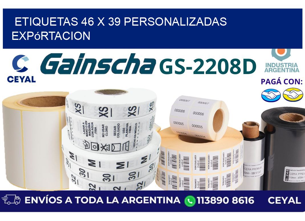 etiquetas 46 x 39 personalizadas expórtacion