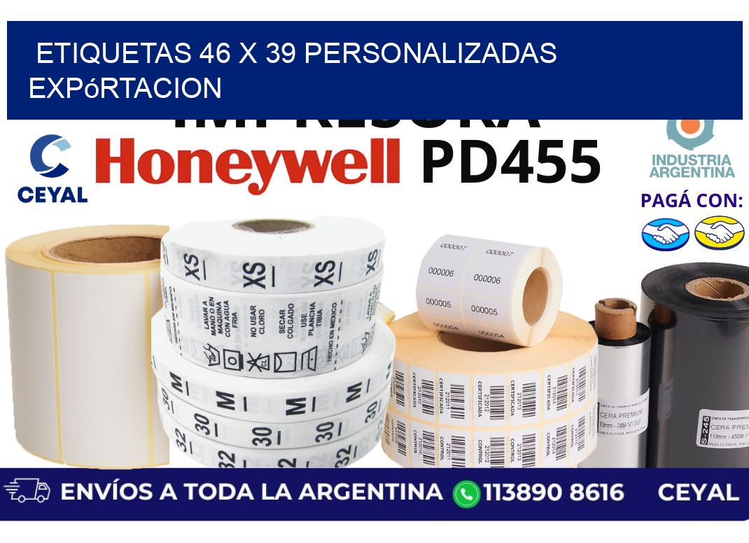 etiquetas 46 x 39 personalizadas expórtacion