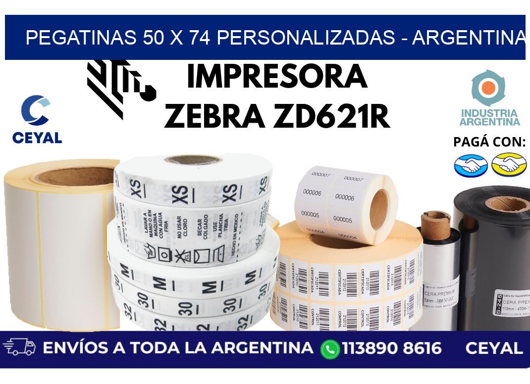 pegatinas 50 x 74 personalizadas - Argentina