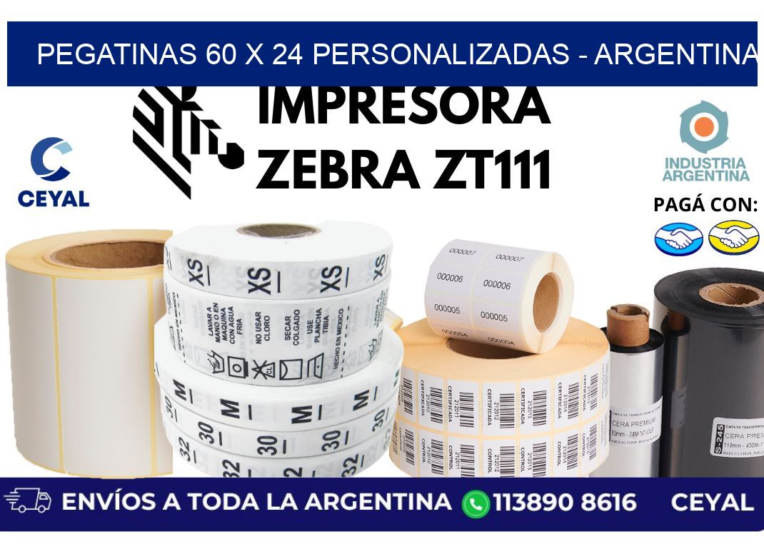 pegatinas 60 x 24 personalizadas - Argentina