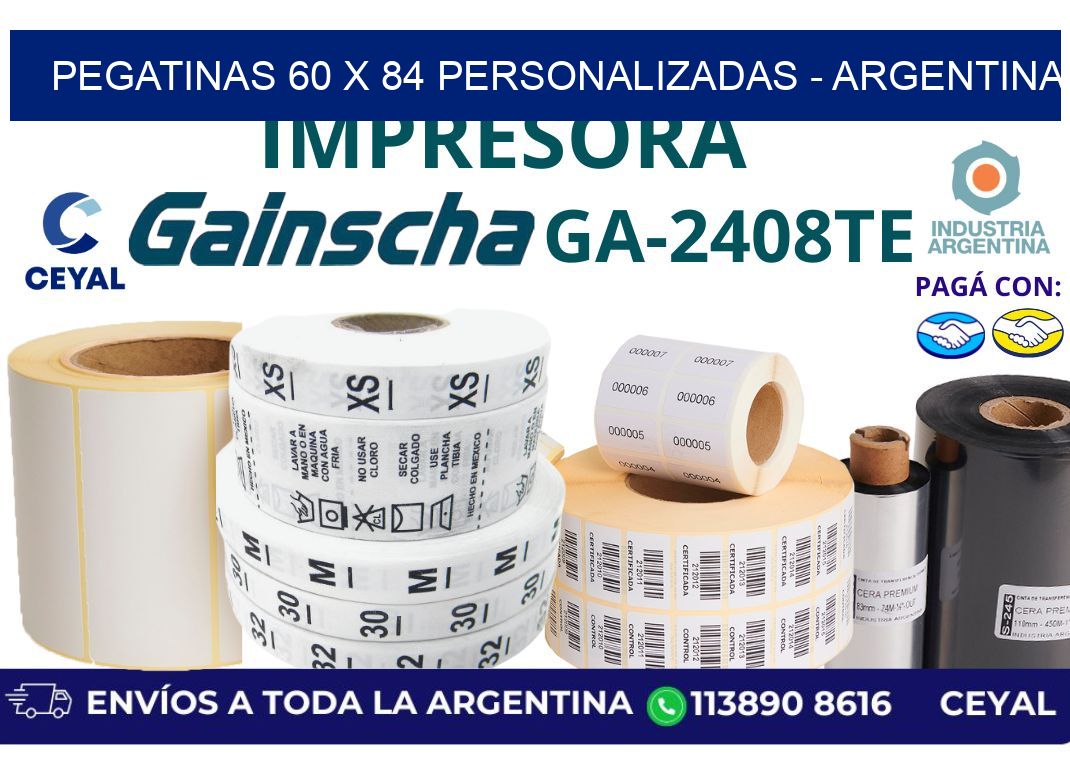 pegatinas 60 x 84 personalizadas - Argentina