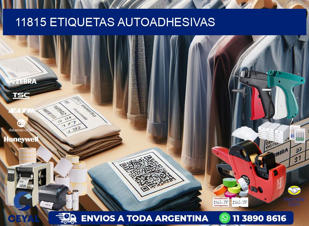 11815 etiquetas autoadhesivas