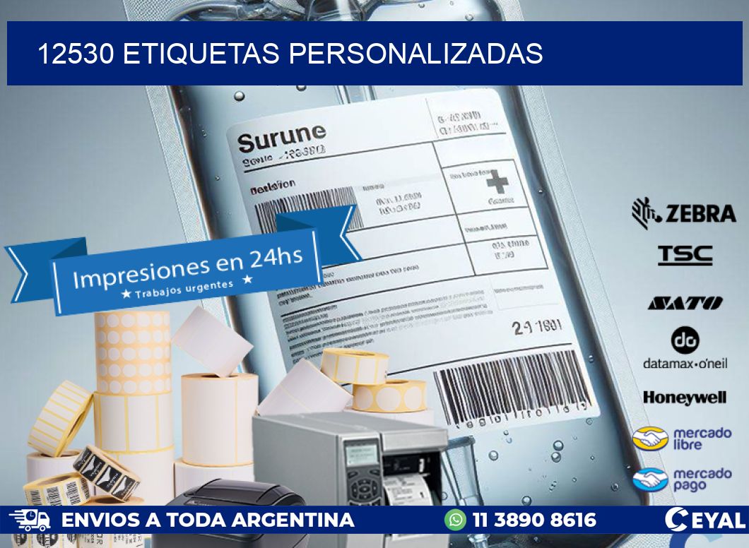 12530 Etiquetas personalizadas