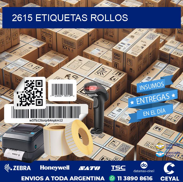 2615 Etiquetas rollos