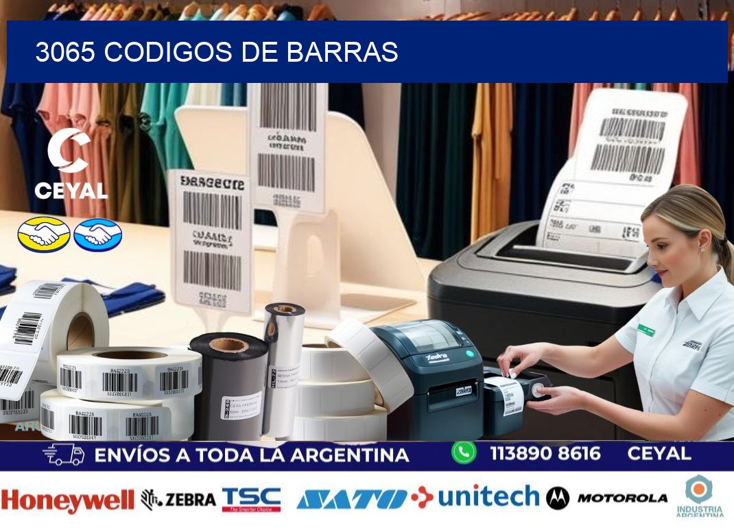 3065 CODIGOS DE BARRAS