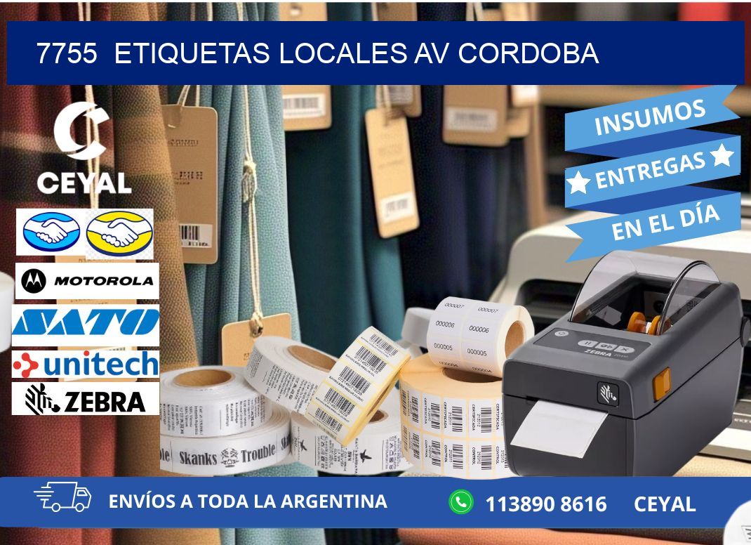 7755  etiquetas locales Av Cordoba