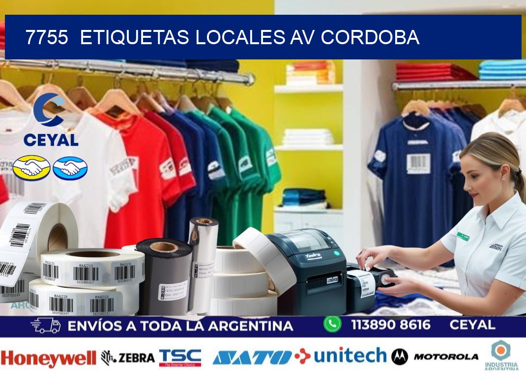 7755  etiquetas locales Av Cordoba