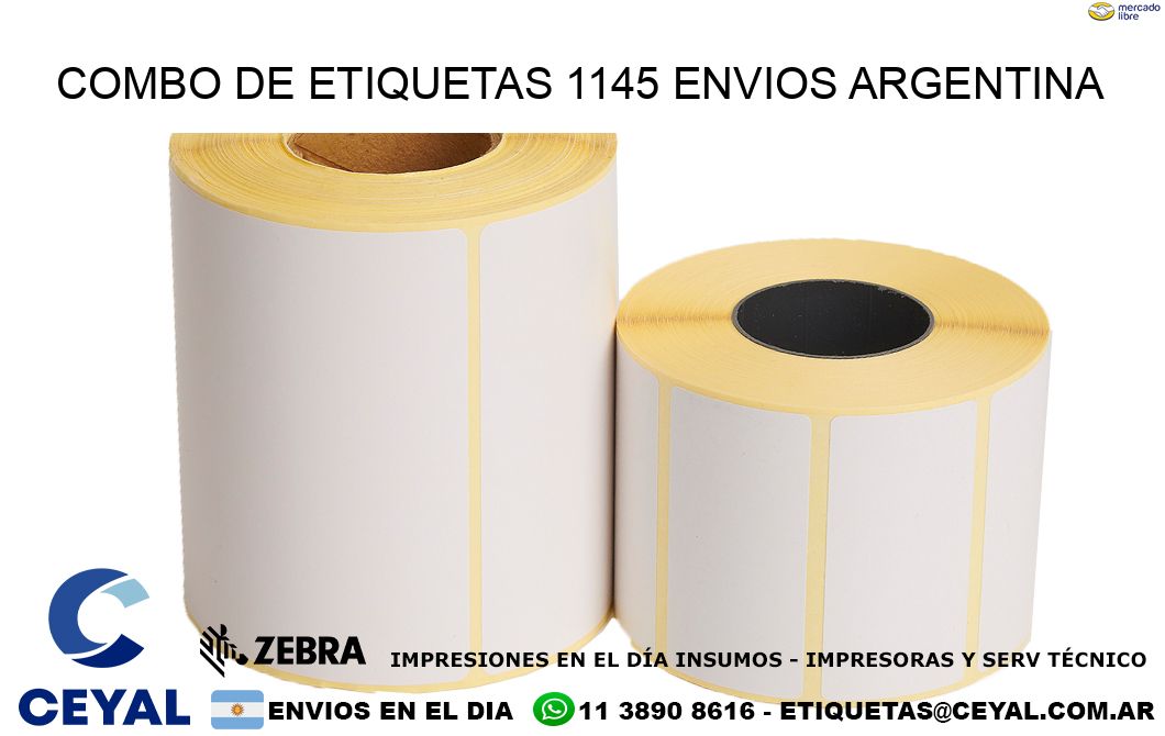 Combo de etiquetas 1145 ENVIOS ARGENTINA