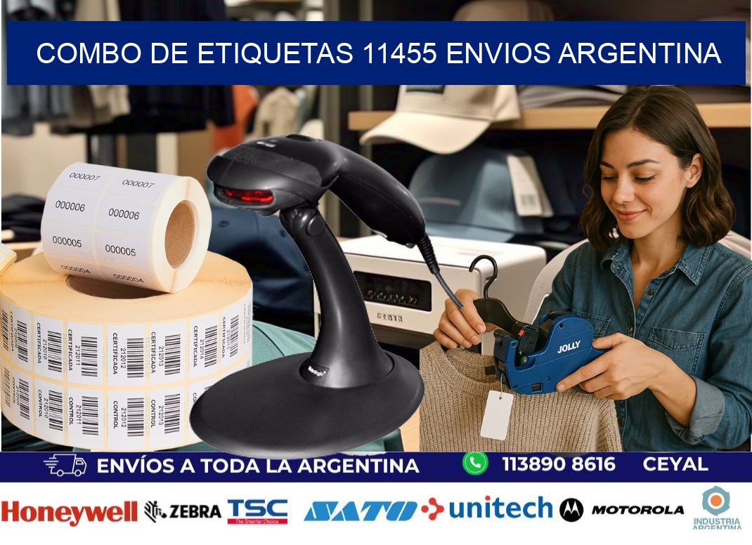 Combo de etiquetas 11455 ENVIOS ARGENTINA