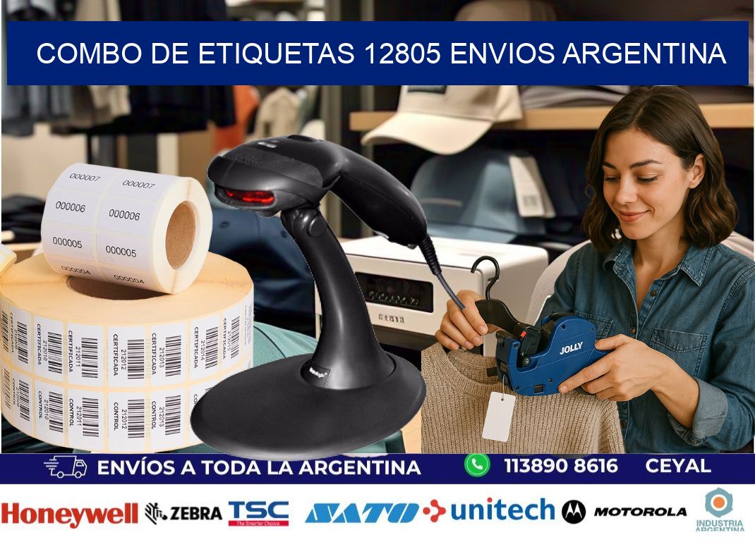 Combo de etiquetas 12805 ENVIOS ARGENTINA