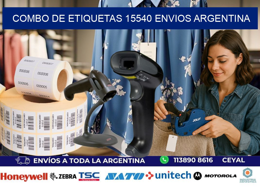 Combo de etiquetas 15540 ENVIOS ARGENTINA