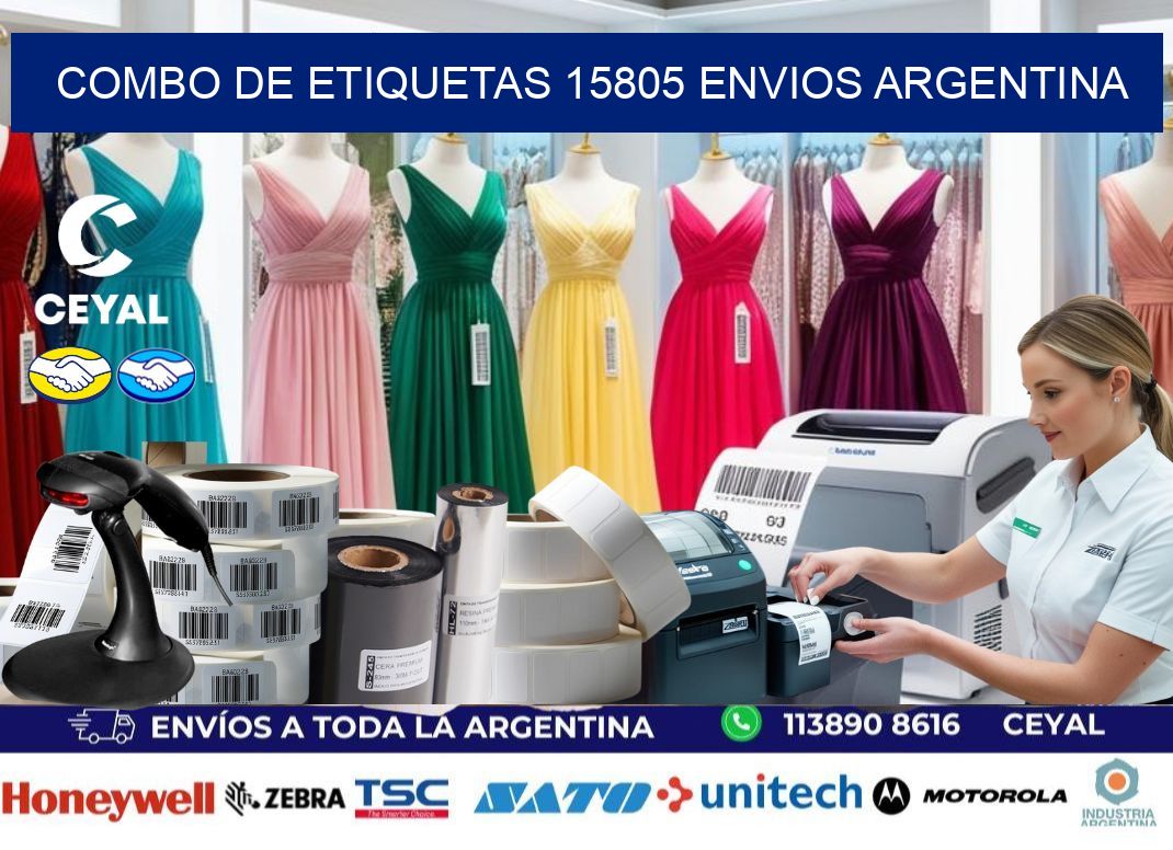 Combo de etiquetas 15805 ENVIOS ARGENTINA