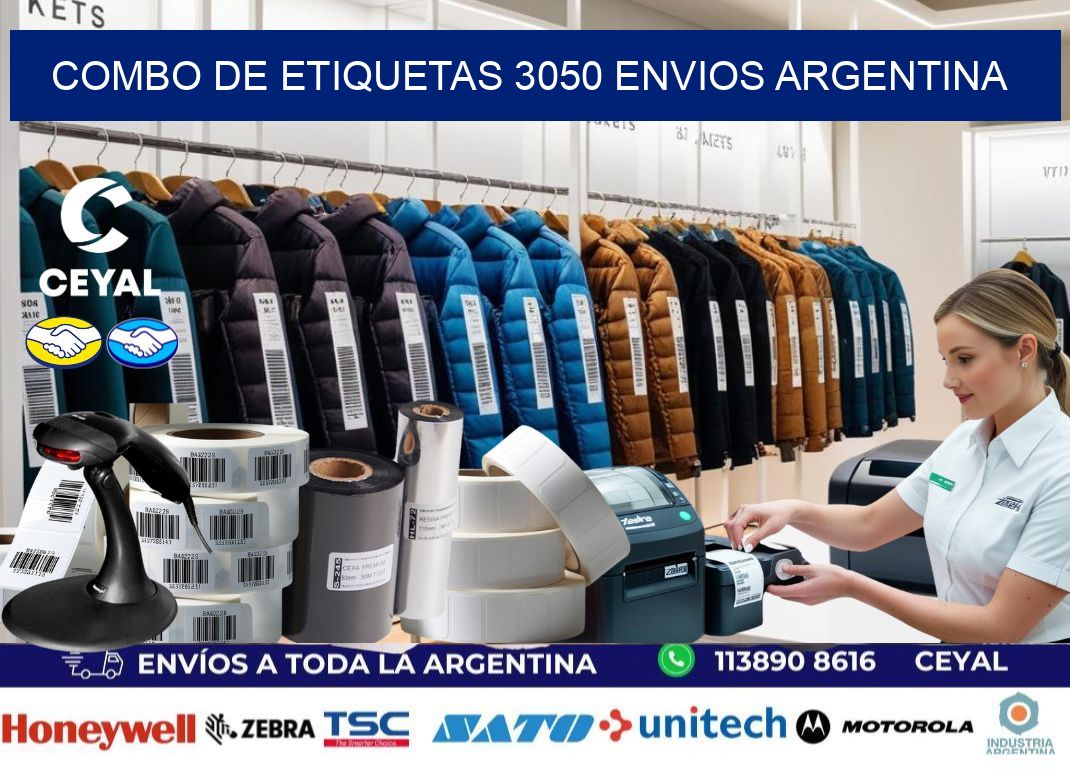 Combo de etiquetas 3050 ENVIOS ARGENTINA