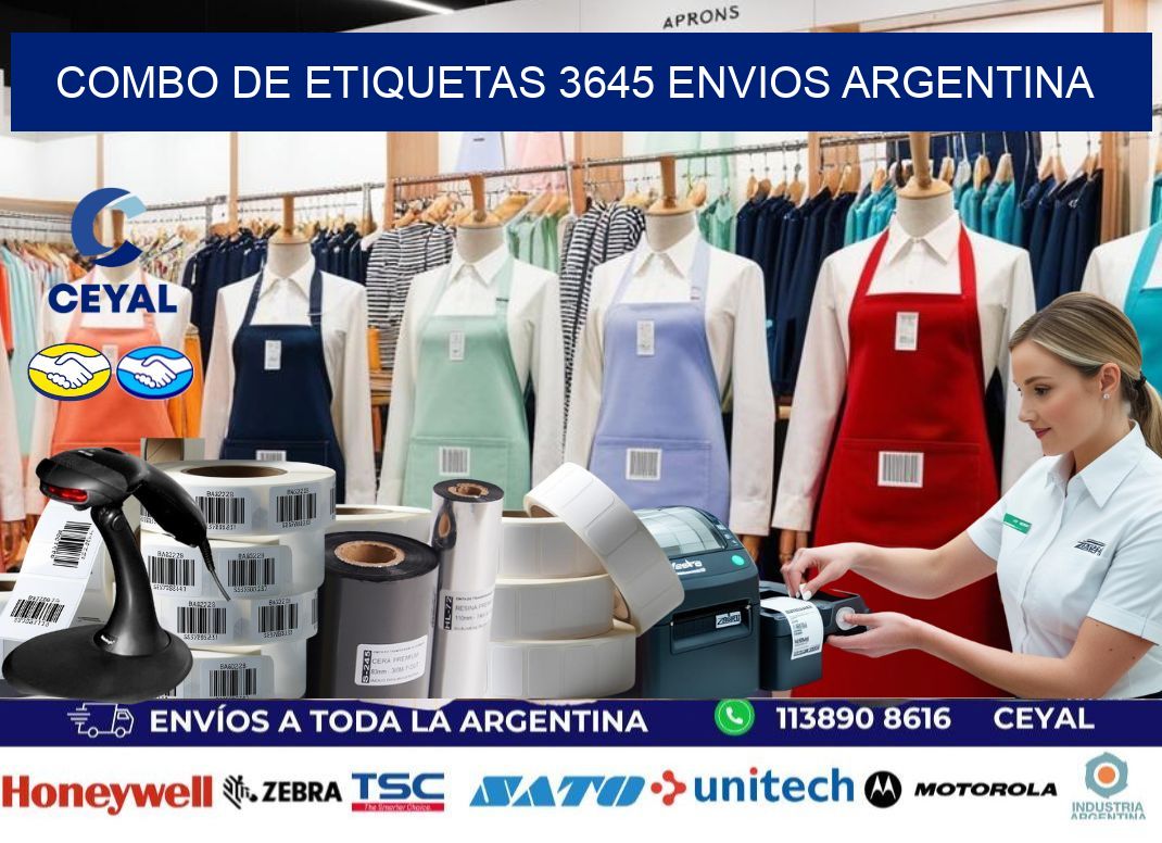Combo de etiquetas 3645 ENVIOS ARGENTINA