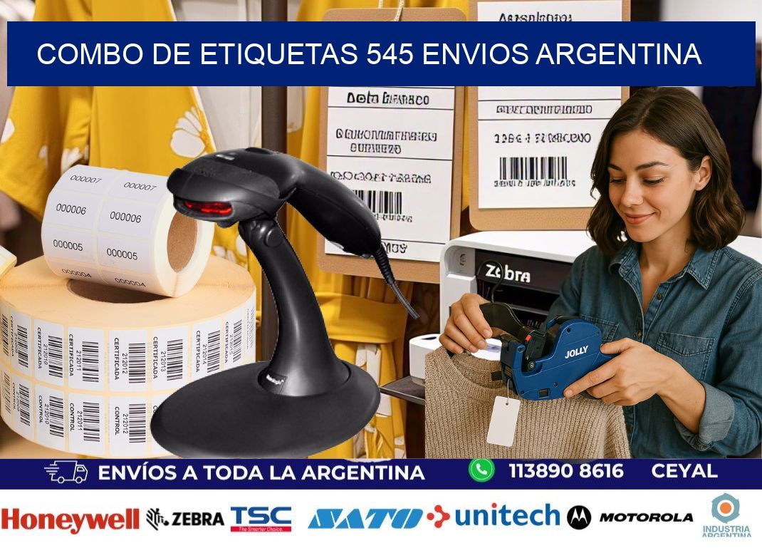 Combo de etiquetas 545 ENVIOS ARGENTINA