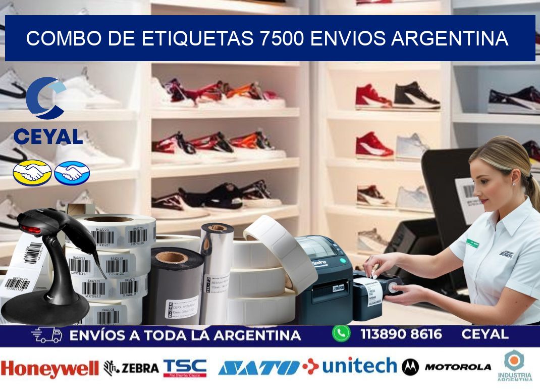 Combo de etiquetas 7500 ENVIOS ARGENTINA