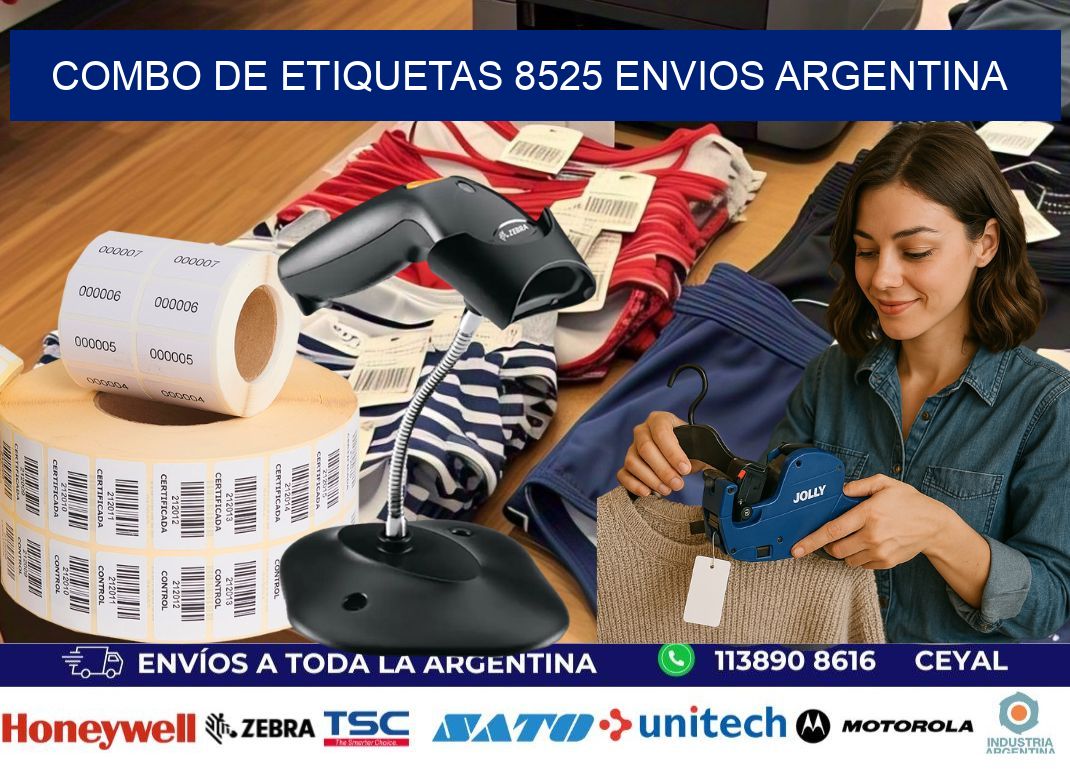 Combo de etiquetas 8525 ENVIOS ARGENTINA