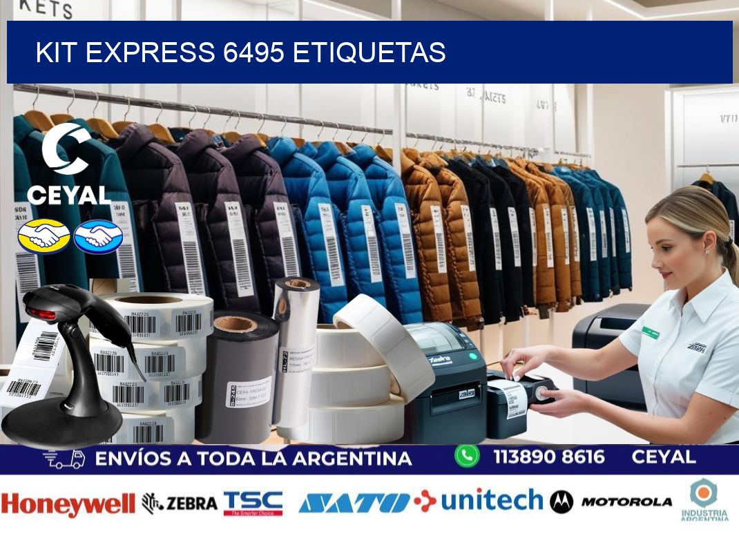 Kit express 6495 etiquetas
