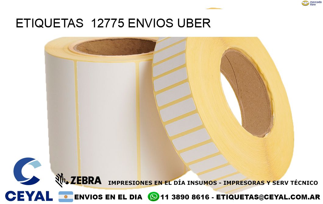 etiquetas  12775 ENVIOS UBER