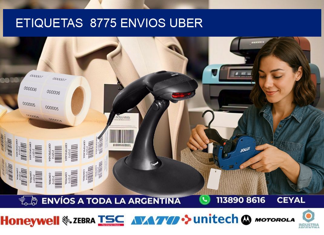etiquetas  8775 ENVIOS UBER