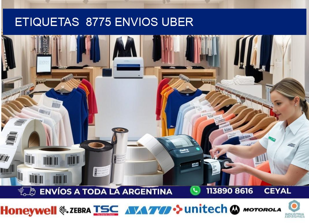 etiquetas  8775 ENVIOS UBER