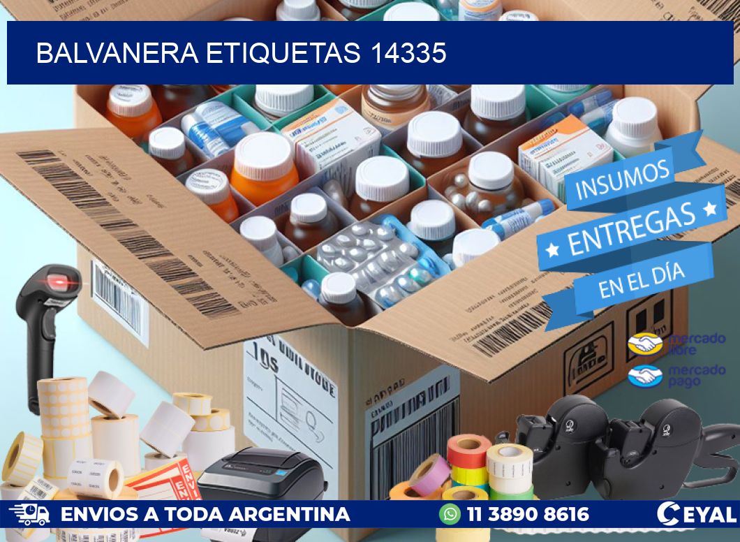 Balvanera etiquetas 14335
