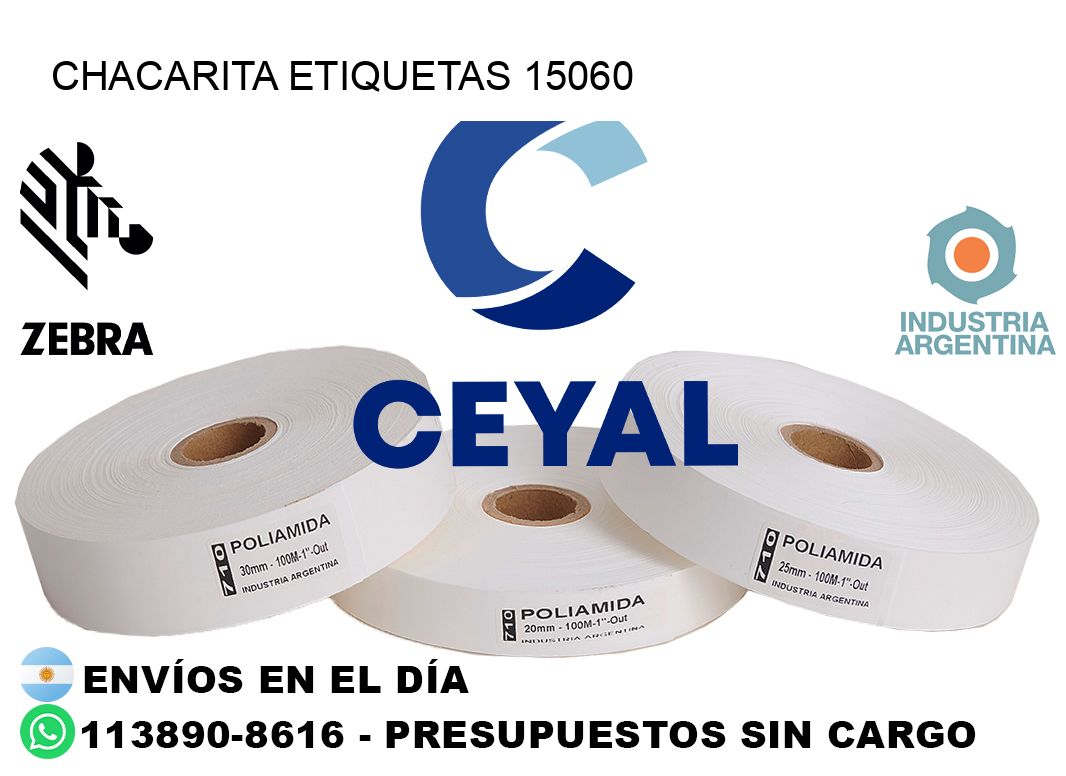 Chacarita etiquetas 15060