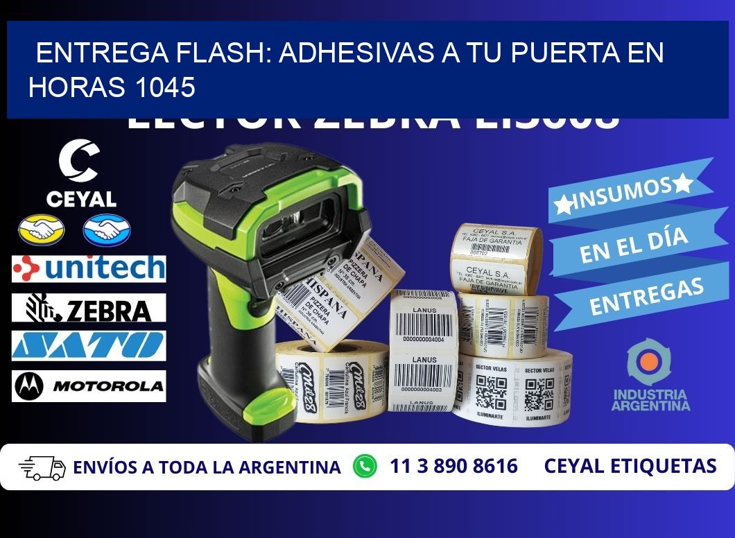 Entrega Flash: Adhesivas A Tu Puerta en Horas 1045