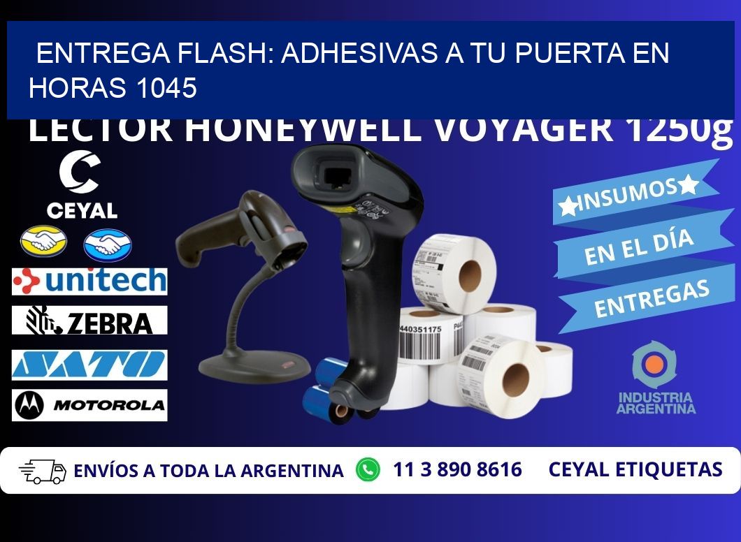 Entrega Flash: Adhesivas A Tu Puerta en Horas 1045