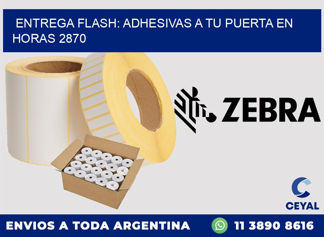 Entrega Flash: Adhesivas A Tu Puerta en Horas 2870