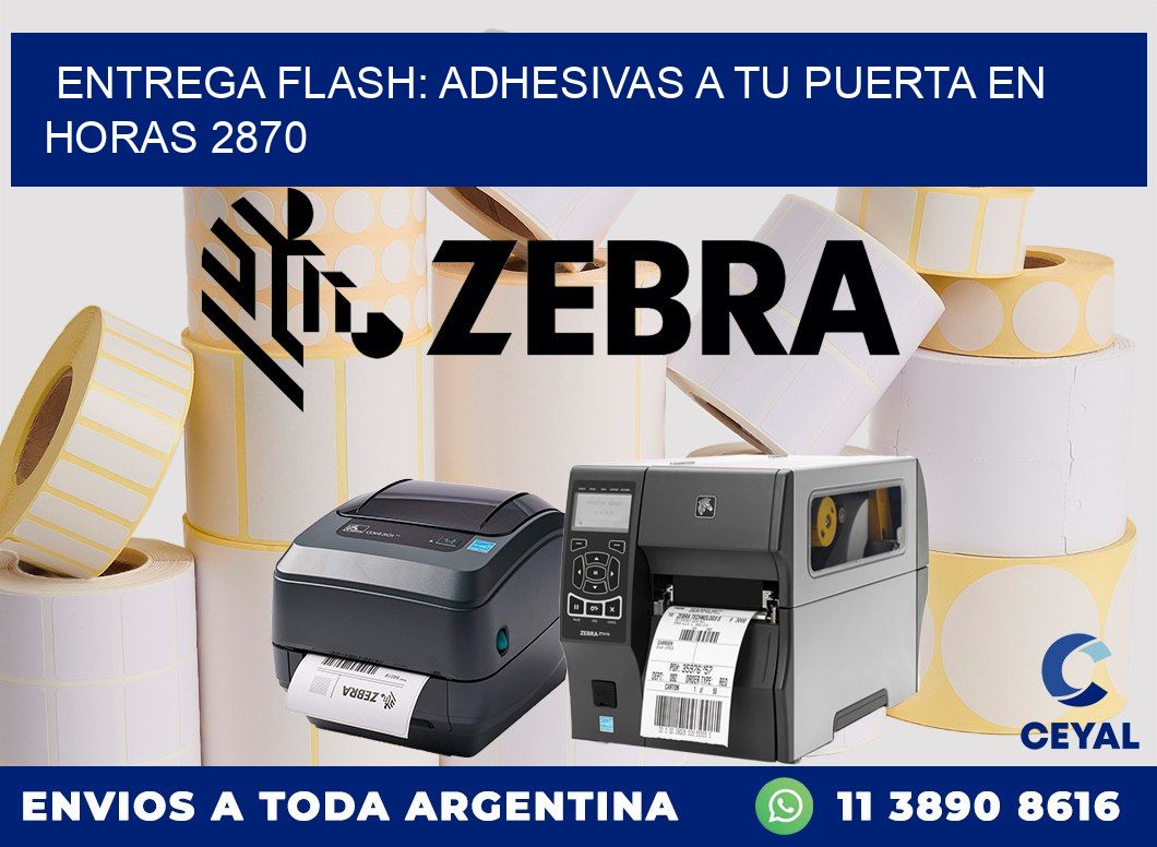 Entrega Flash: Adhesivas A Tu Puerta en Horas 2870