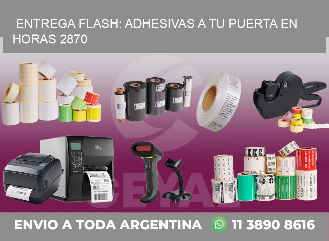 Entrega Flash: Adhesivas A Tu Puerta en Horas 2870