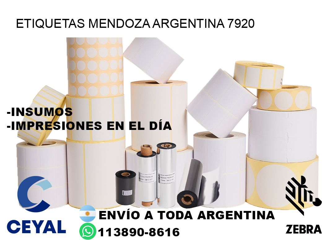 Etiquetas Mendoza Argentina 7920