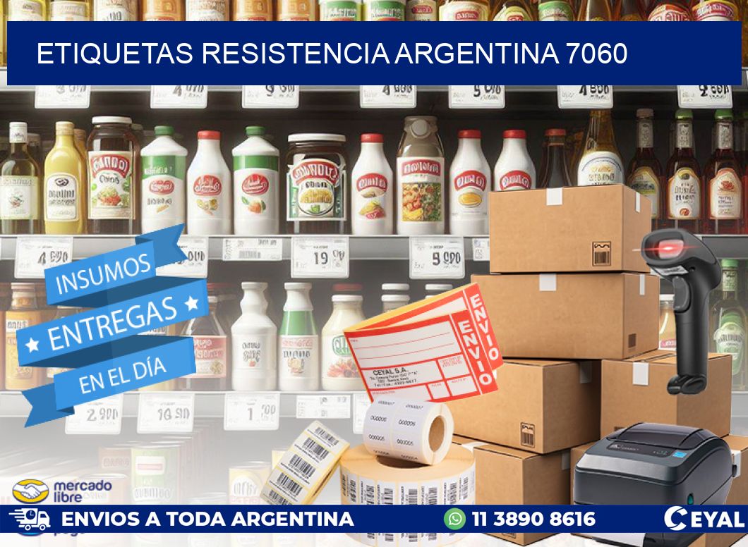 Etiquetas Resistencia Argentina 7060
