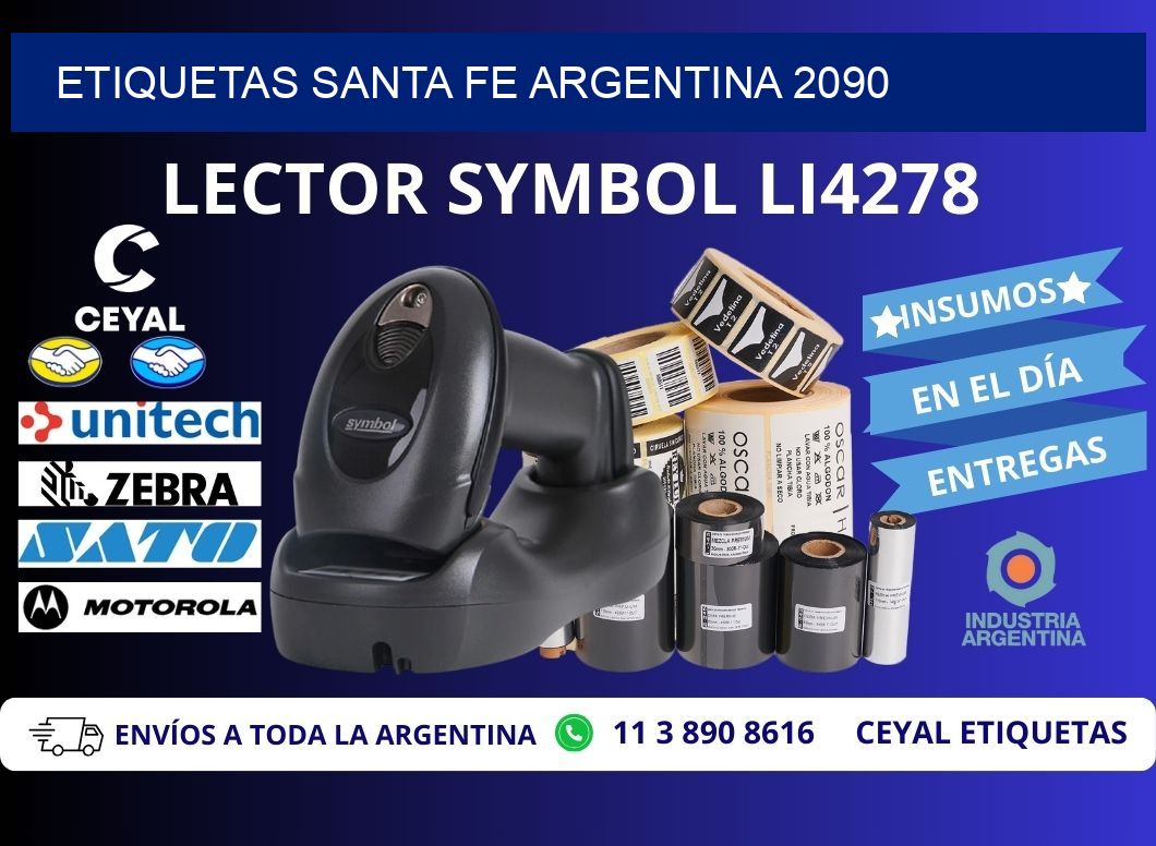 Etiquetas Santa Fe Argentina 2090