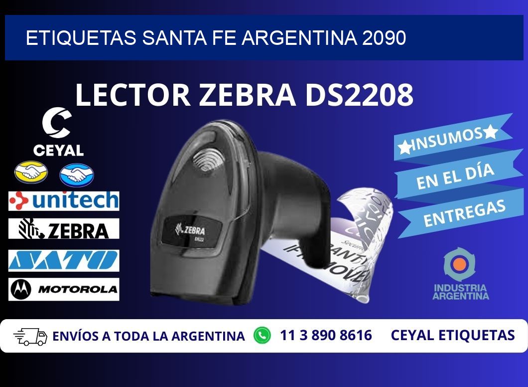 Etiquetas Santa Fe Argentina 2090