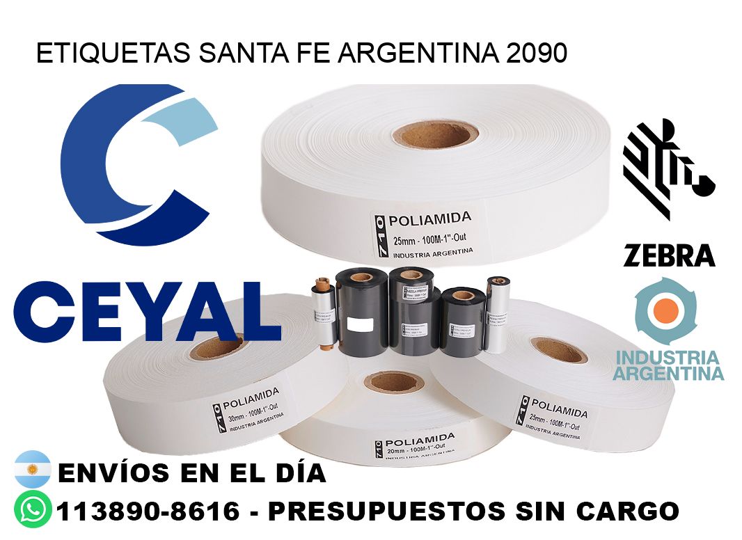 Etiquetas Santa Fe Argentina 2090