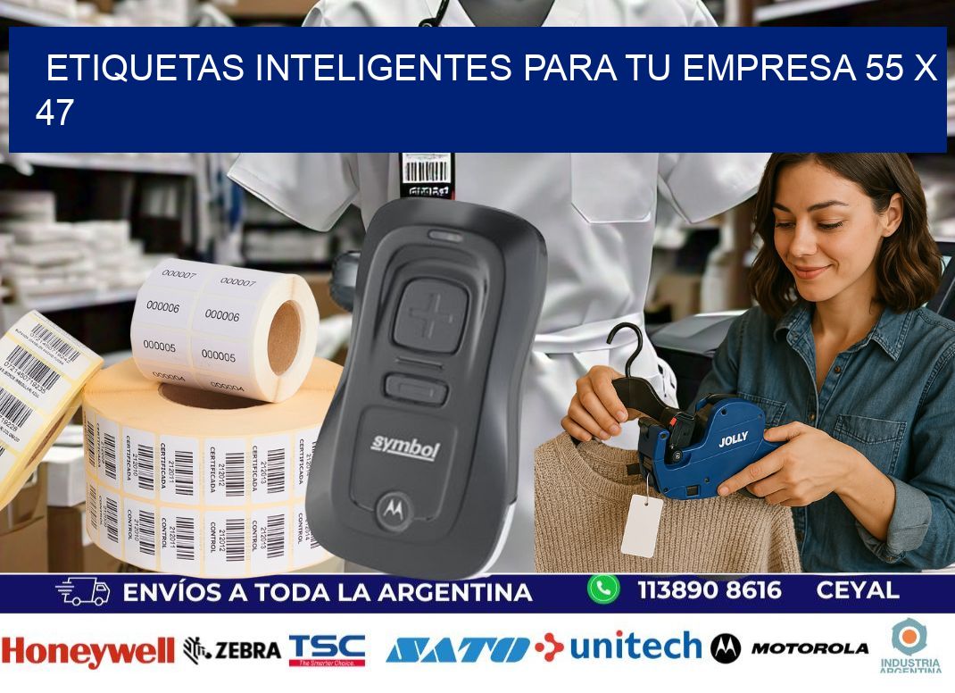 Etiquetas inteligentes para tu empresa 55 x 47