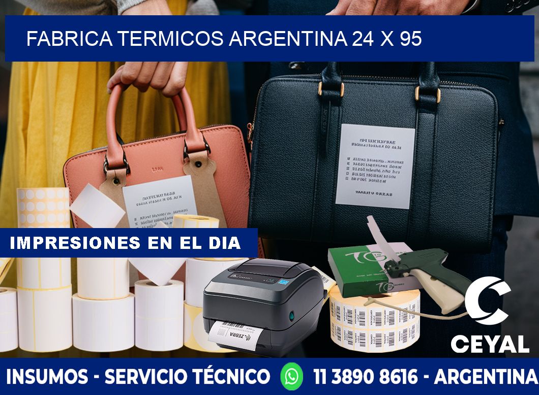 Fabrica TERMICOS ARGENTINA 24 x 95