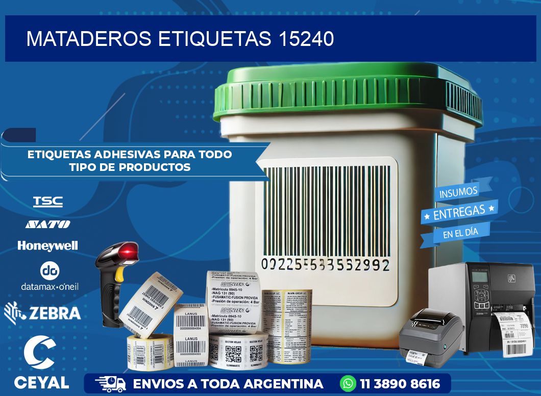 Mataderos etiquetas 15240