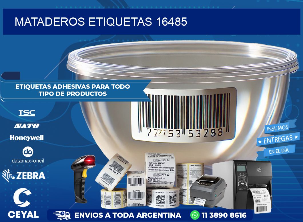 Mataderos etiquetas 16485