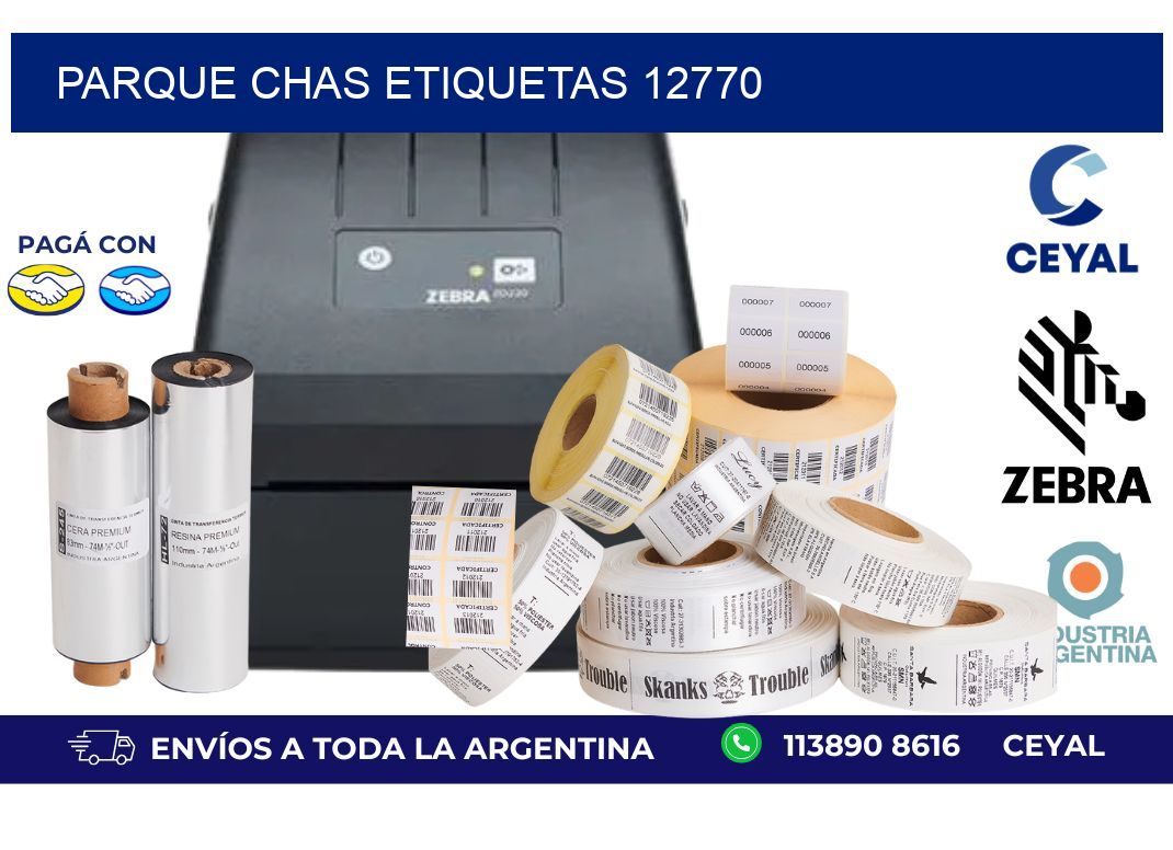 Parque Chas etiquetas 12770