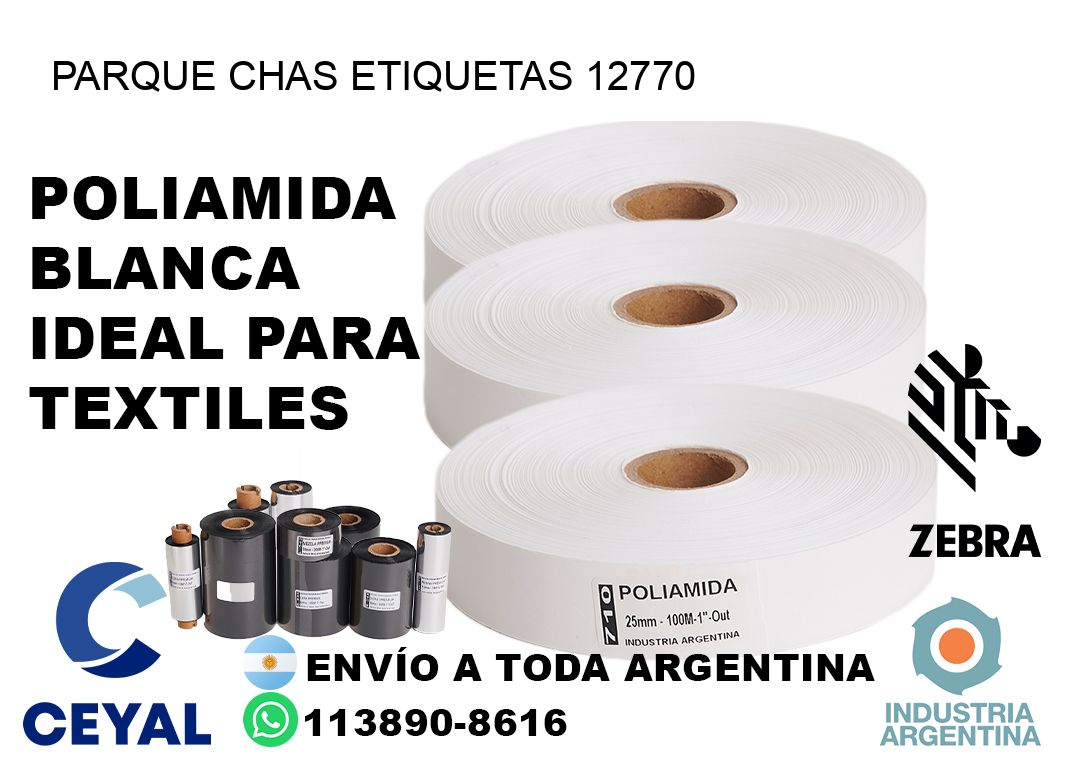 Parque Chas etiquetas 12770