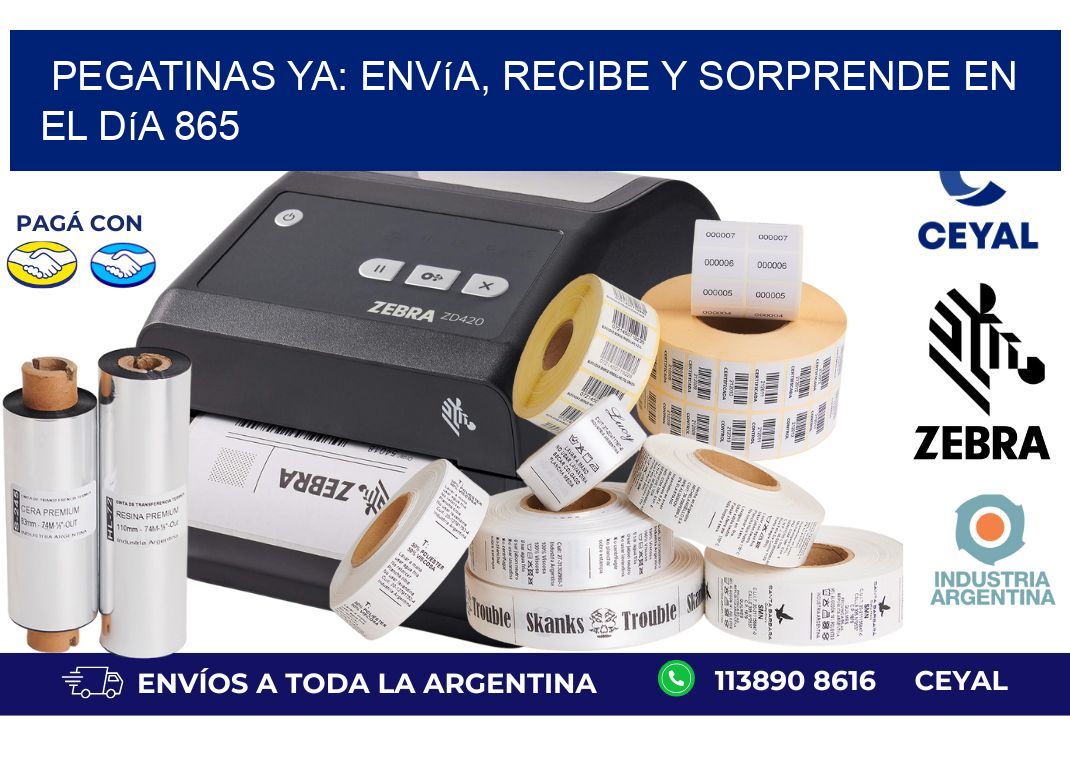 Pegatinas Ya: Envía, Recibe y Sorprende en el Día 865