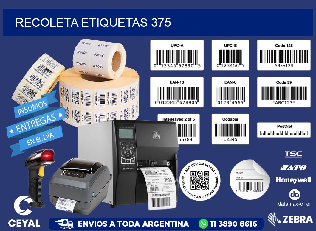 Recoleta etiquetas 375