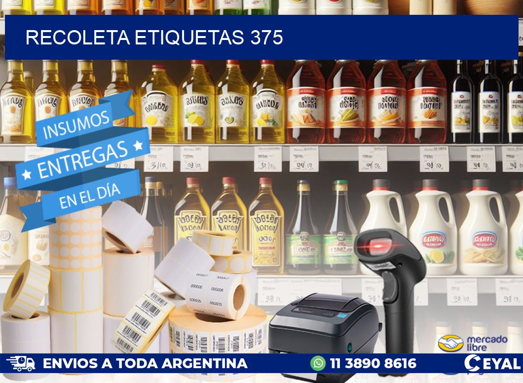 Recoleta etiquetas 375