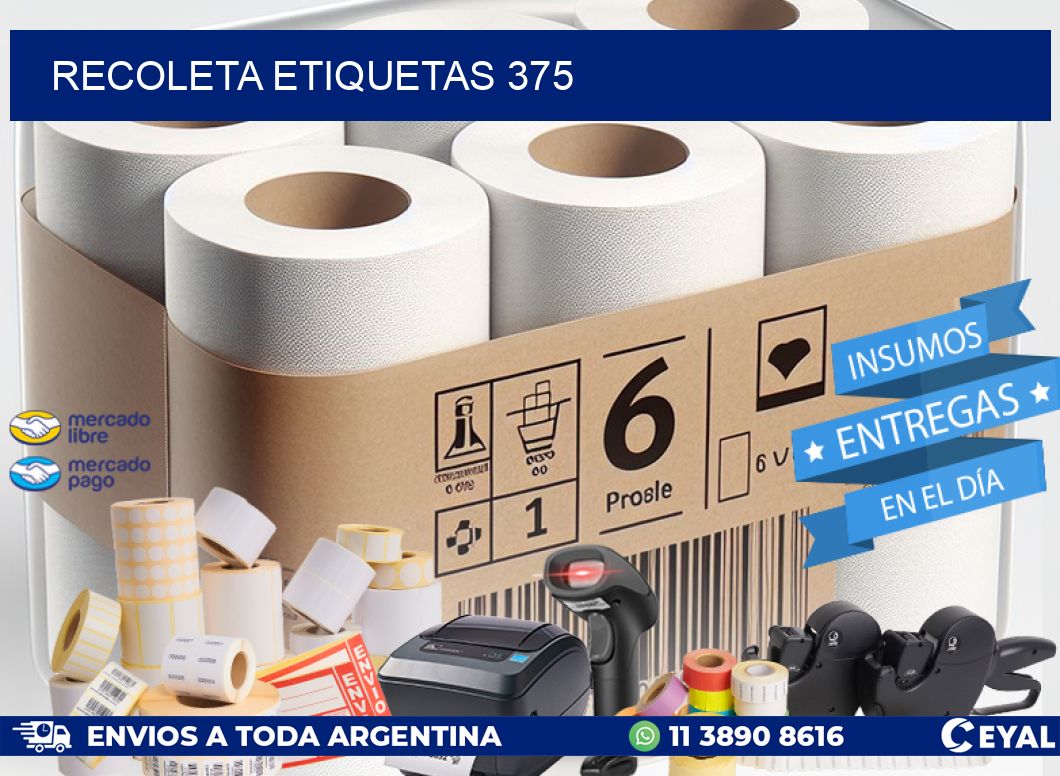 Recoleta etiquetas 375