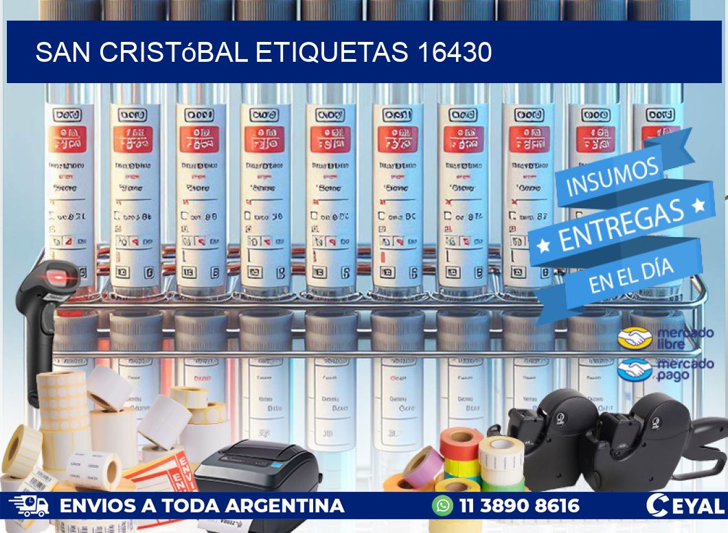 San Cristóbal etiquetas 16430
