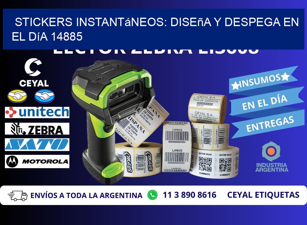 Stickers Instantáneos: Diseña y Despega en el Día 14885